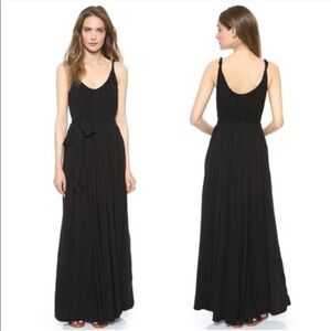 Madewell Sun Isle Long Maxi Cotton Dress in Black Size 2
